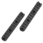 Ares M-Lok 21mm Polymer-Schienen Set 11 Slots / 129mm (2 Stck) schwarz