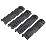 G&G Handguard Panel Style Rail Covers 156 mm 4er Set - schwarz