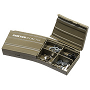 AIM Top M4 Magazin-Style Sortierbox / Accessory Box Dark Earth