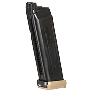 APS ACP - Action Combat Pistol GBB Magazin 23 Schuss tan - CO2-Version