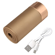 Nuprol Tracer Unit 88mm Silencer Aluminium Tracer Unit inkl. integriertem Akku 14mm- Tan