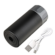 Nuprol Tracer Unit 88mm Silencer Aluminium Tracer Unit inkl. integriertem Akku 14mm- schwarz