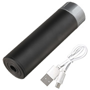 Nuprol Tracer Unit 132mm Silencer Aluminium Tracer Unit inkl. integriertem Akku 14mm- schwarz