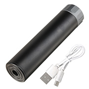 Nuprol Tracer Unit 158mm Silencer Aluminium Tracer Unit inkl. integriertem Akku 14mm- schwarz
