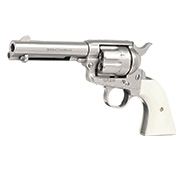 King Arms SAA .45 Peacemaker 4 Zoll Revolver Gas 6mm BB matt silber
