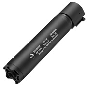 ASG B&T Rotex-V 197mm Aluminium Silencer mit Stahl Flash-Hider 14mm- schwarz