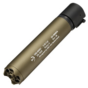 ASG B&T Rotex-V 197mm Aluminium Silencer mit Stahl Flash-Hider 14mm- Mud-Earth