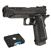 G&G GPM1911 CP Airsoftpistole Hi-Capa Metallrahmen GBB 6mm BB schwarz inkl. Pistolenkoffer