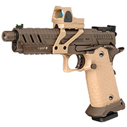 Vorsk Airsoft Hi-Capa 5.1 Vengeance mit HD5141 LPZ Vollmetall GBB 6mm BB Tan / Bronze