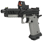 Vorsk Airsoft Hi-Capa 5.1 Vengeance mit HD5141 LPZ Vollmetall GBB 6mm BB grau / schwarz