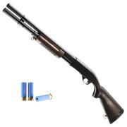 Maruzen M870 Extension Custom Pump Action Gas Shotgun mit Hlsenauswurf 6mm BB Echtholz