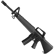 E&C M16A1 Rifle Vollmetall QD-1.5 Gearbox S-AEG 6mm BB schwarz