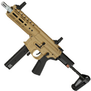 APS / EMG Noveske Space Invader 9mm Gen. 4 eSilver Edge SDU-MosFet 2.0 Vollmetall S-AEG 6mm BB Tan