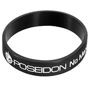 Poseidon Silikonarmband - No Mercy - schwarz