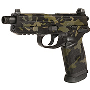 VFC FN Herstal FNX-45 Tactical mit Metallschlitten GBB 6mm BB Multicam Black - Black Sheep Arms Custom Cerakote