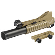 Cybergun Colt M203 40mm Granatwerfer Vollmetall-Version (3in1) Dark Earth - Long Version