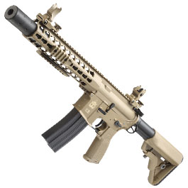 Evolution Airsoft Recon S 10 Silent Ops Carbontech S-AEG 6mm BB tan