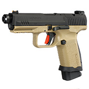 Cybergun / AWC CANiK TP9 Elite Combat mit Metallschlitten GBB 6mm BB Dual Tone