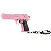 Nuprol Schlsselanhnger Israel Eagle Pistole 1:4 Miniaturmodell pink/schwarz
