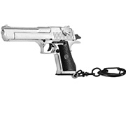 Nuprol Schlsselanhnger Israel Eagle Pistole 1:4 Miniaturmodell silber/schwarz