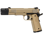 Vorsk Airsoft VP-X 1911 Vollmetall GBB 6mm BB tan / schwarz