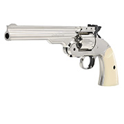 ASG Schofield 1877 6 Zoll Revolver Vollmetall CO2 6mm BB Silber-Chrom-Finish