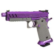 Vorsk Airsoft Hi-Capa 5.1 Vengeance Vollmetall GBB 6mm BB grau / purple