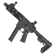 King Arms TWS 9mm SBR Vollmetall Gas-Blow-Back 6mm BB schwarz