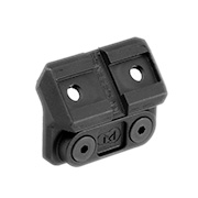 IMI M-LOK 45 Grad Offset Mount Polymer Halterung mit 21mm Schiene schwarz