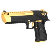 Wei-ETech Desert Eagle L6 .50AE Vollmetall GBB 6mm BB Electroplated Gold - schwarz Special Edition