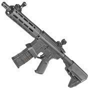 King Arms / EMG Lancer Systems L15 Defense 8 Zoll Vollmetall S-AEG 6mm BB schwarz - Aluminium Version