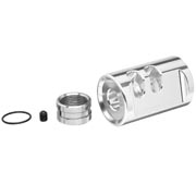 TTI Airsoft CNC Aluminium Compensator Type-A f. Pistolen mit 14mm- Auengewinde silber