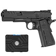 G&G GX45 MkV Airsoftpistole Vollmetall GBB 6mm BB schwarz inkl. Pistolenkoffer