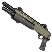 CYMA / BO Manufacture Fabarm STF12 Short 11 Zoll Vollmetall Pump Action Gas Shotgun 6mm BB oliv