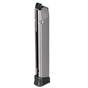 TTI Airsoft G-Series GBB CNC Magazin Extended 50 Schuss (f. TM / WE / VFC) grau - Softairgas Version