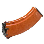 Tokyo Marui AKM / AKX GBB Magazin Low-Cap 35 Schuss Realskin braun - Softairgas-Version