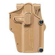 Amomax Per-Fit Universal Tactical Holster Polymer Paddle - passend fr ber 80 Pistolen Rechts khaki