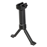 Nuprol Tactical Bipod Frontgriff mit integriertem Zweibein f. 20 - 22mm Schienen schwarz