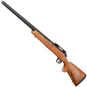 APS / EMG Barrett Fieldcraft Bolt Action Snipergewehr Springer 6mm BB Echtholz / schwarz