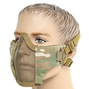 ASG Strike Systems Mesh Mask Airsoft Gittermaske Lower Face Multicam