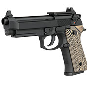 Thumbnail Farbe KLI M92A1 Optic Ready Vollmetall GBB 6mm BB schwarz - G10 Grip Edition