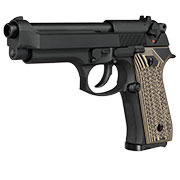 Thumbnail Farbe KLI M92 Vollmetall GBB 6mm BB schwarz - G10 Grip Edition