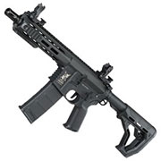 Thumbnail Farbe Delta Armory M4 AR15 Charlie M-LOK 8 Zoll Eagle ETU Mosfet S-AEG 6mm BB schwarz