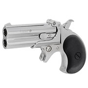 MaxTact Derringer Double Barrel Vollmetall Gas 6mm BB silber