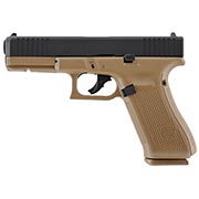 Glock 17 Gen.5 T4E mit Metallschlitten CO2-RAM Pistole Kal. .43 schwarz / coyote