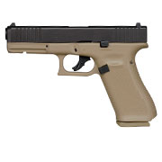 Glock 17 Gen.5 T4E mit Metallschlitten CO2-RAM Pistole Kal. .43 schwarz / coyote