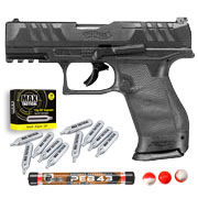 Thumbnail Farbe Walther PDP T4E Compact T4E CO2 RAM Pistole Kal. .43 im Set inkl. Pfefferkugeln und 12g CO2 Kapseln