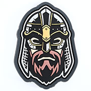 Mil-Spec Monkey 3D Rubber Patch Viking Warrior Head fullcolor