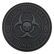 JTG 3D Rubber Patch mit Klettflche Covid 19 Outbreak Response Team blackops