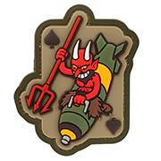 Mil-Spec Monkey 3D Rubber Patch mit Klettflche Devil Bomber multicam